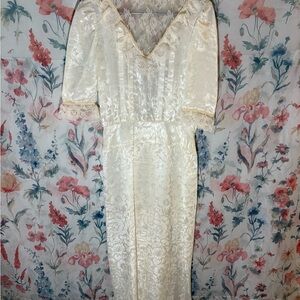 Vintage Silk and Lace Wedding (or Fancy) Dress